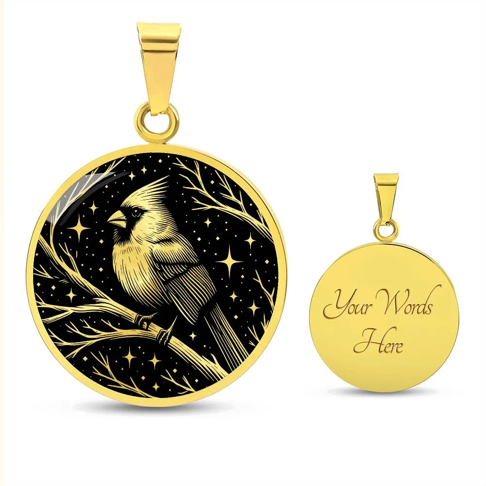 Cardinal Necklace, Cardinal Memorial Jewelry Gifts, Spirit Companion Bird Charm Pendant, Remembrance Valentines Gift & Mothers Day Necklace