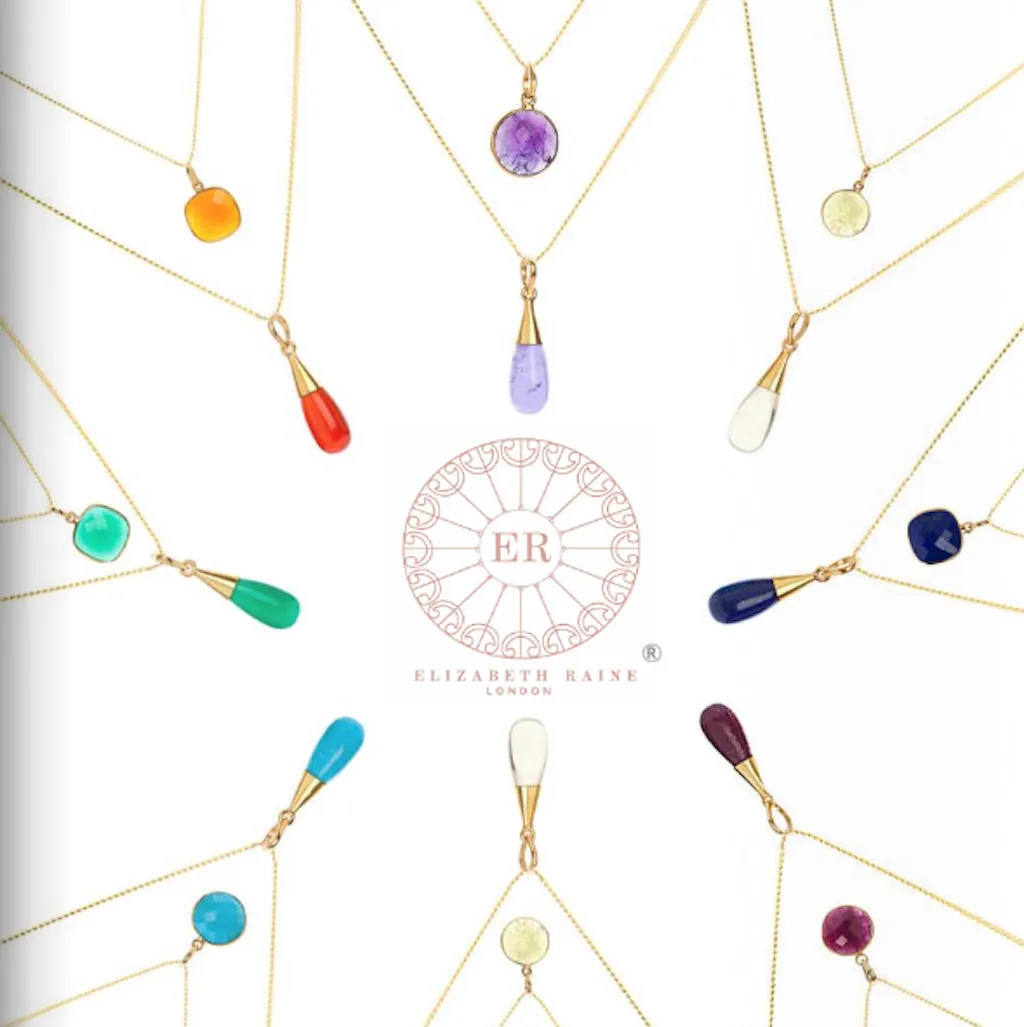 Chakra Wireless Guaranteed protection Root Pendant Necklace Gold Ruby 18K