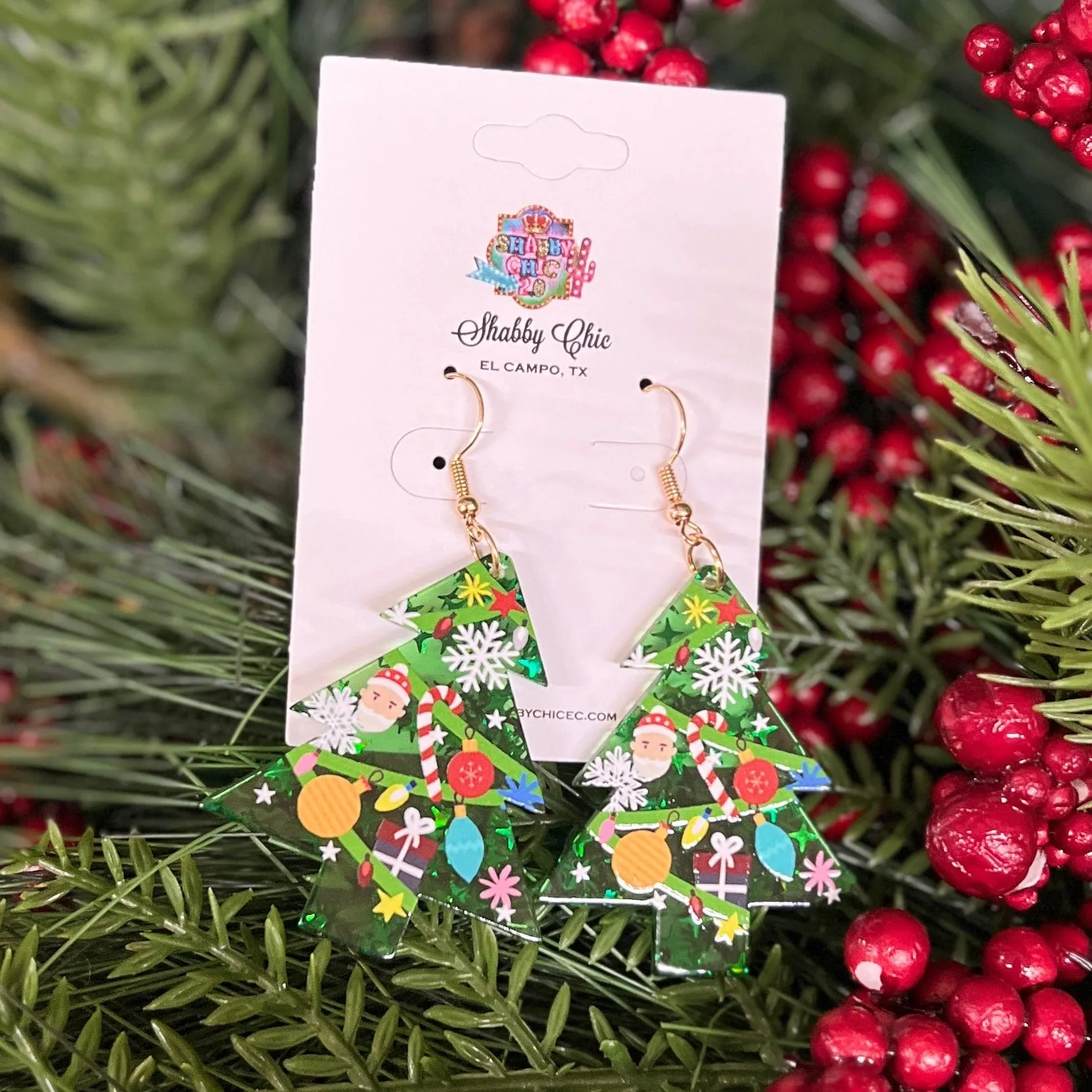 Christmas Tree Earrings