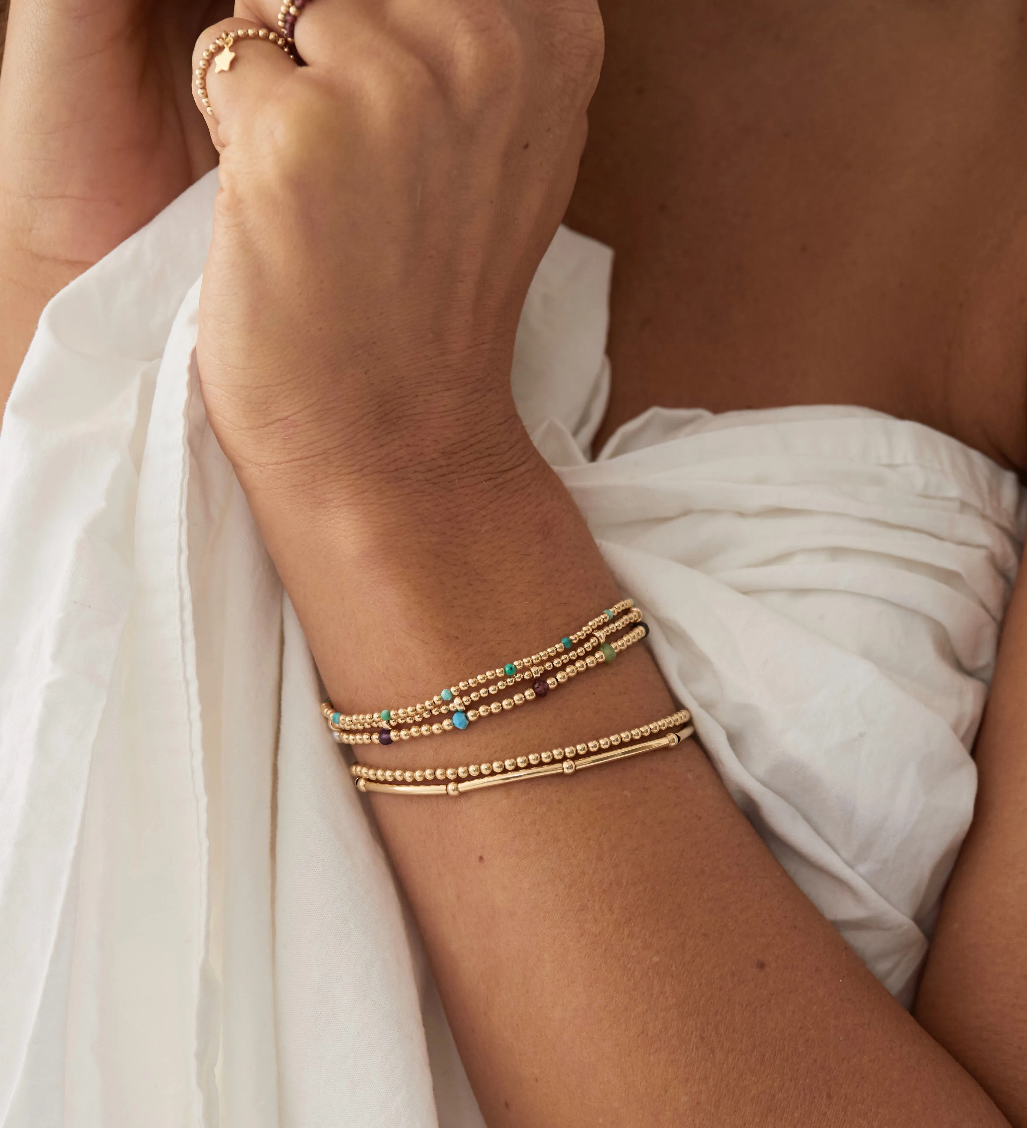 Colour Pop Bracelet - Multi Gems