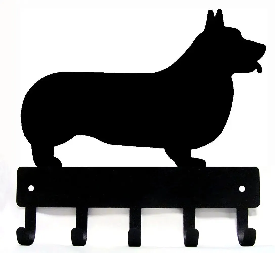 Corgi Key Holder & Leash Hanger – Perfect Corgi Gifts