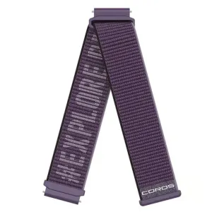 COROS 20mm Nylon Watch Band - Purple