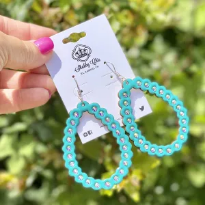 Crazy for You Earrings - Turquoise