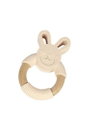 Creme Bunny Teether