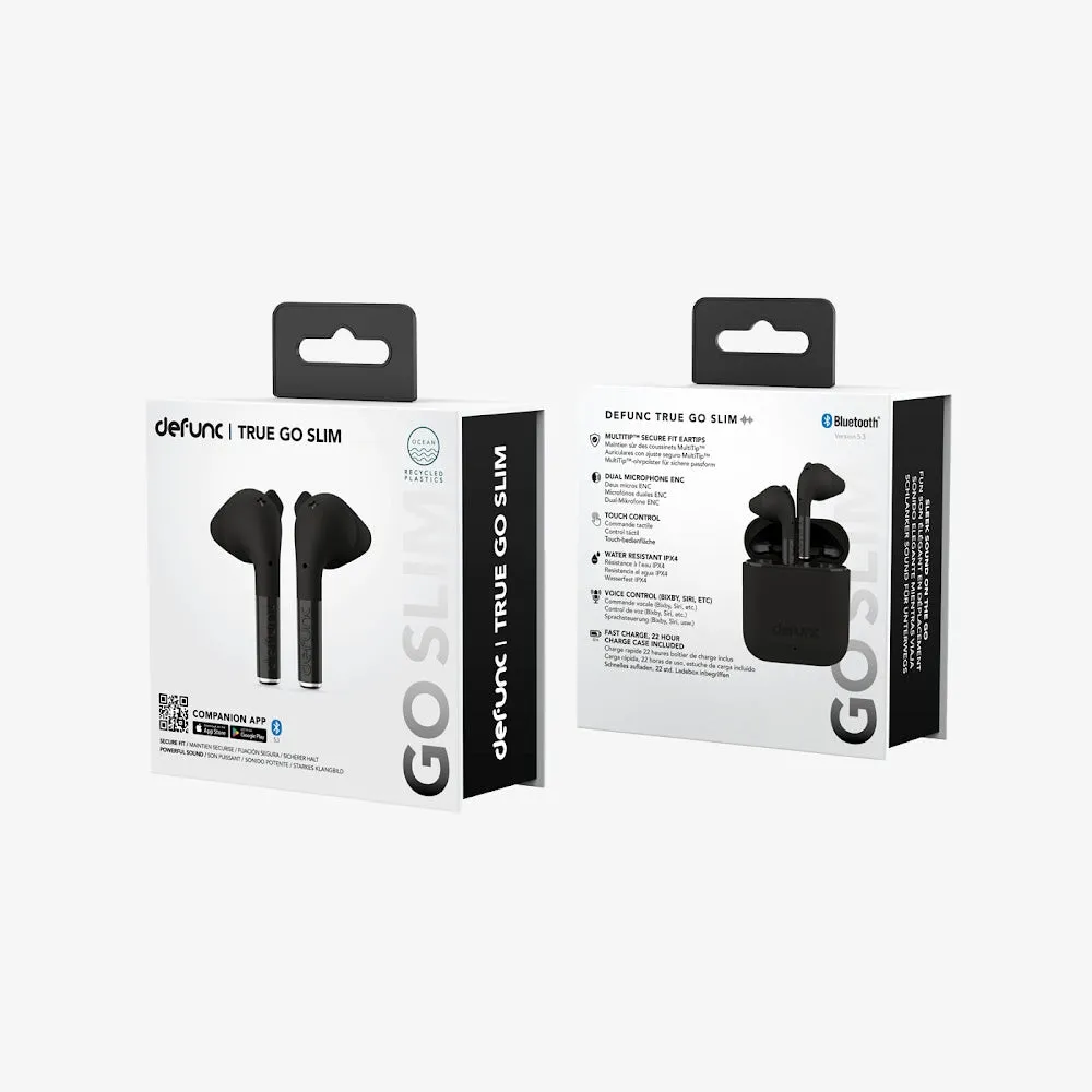 Defunc TRUE GO SLIM 2024 True Wireless   XPower B10H Built-in Type-C x 2 Cable 10,000mAh PD   SCP PowerBank - Titanium (Bundle Deals)