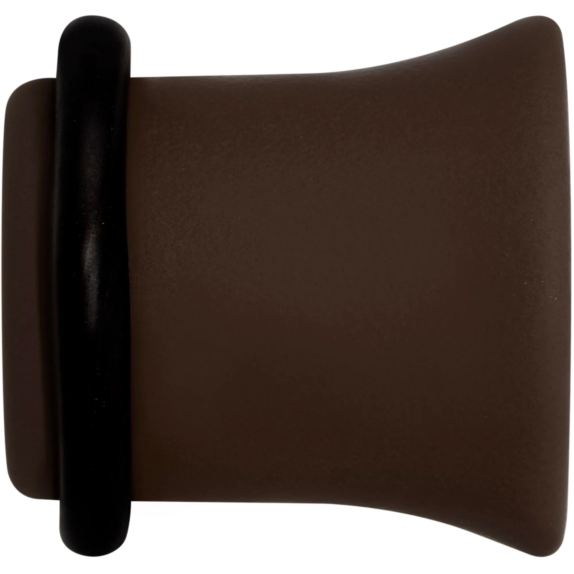Delicious Dark Brown Matte Acrylic Single Flare Plug Set
