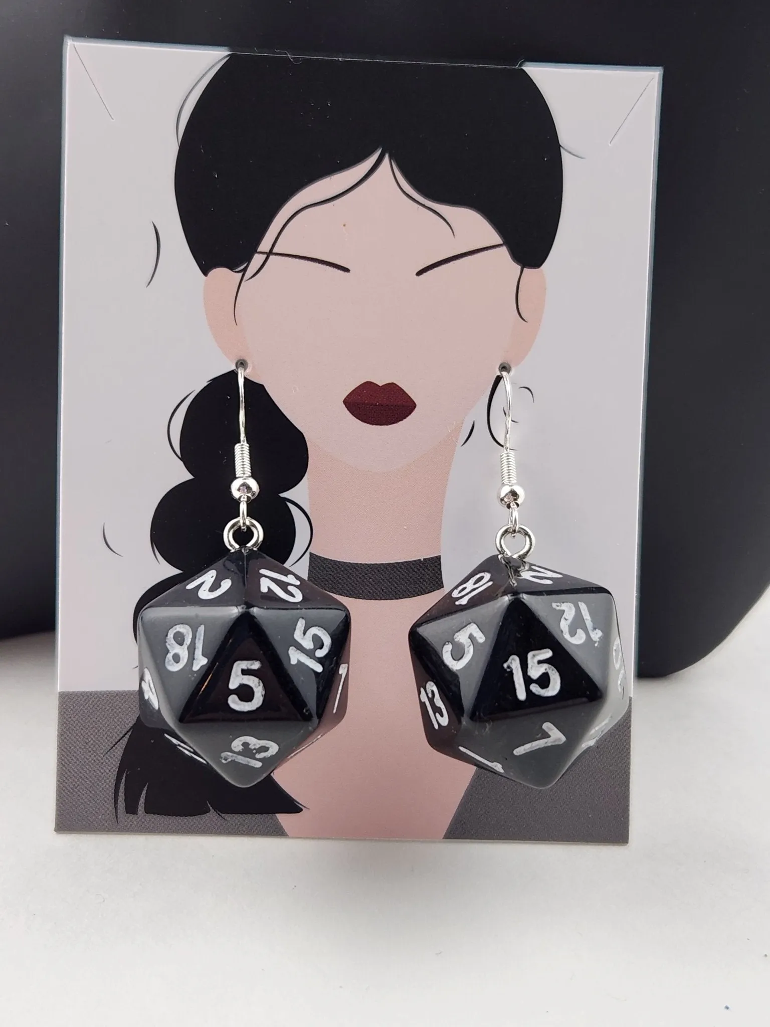 dice earrings