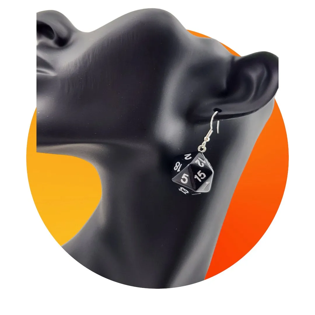 dice earrings