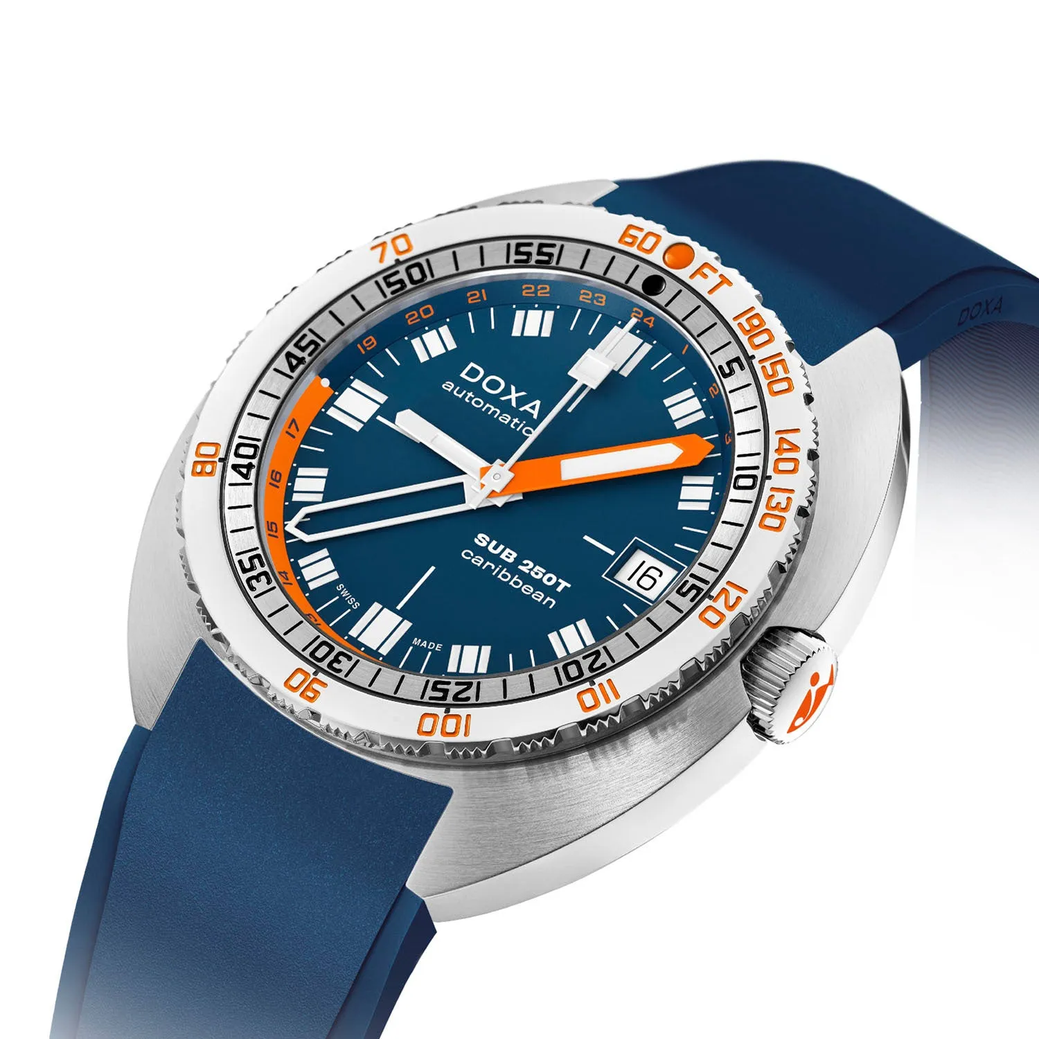 DOXA SUB 250T GMT Caribbean Automatic – 855.10.201.32
