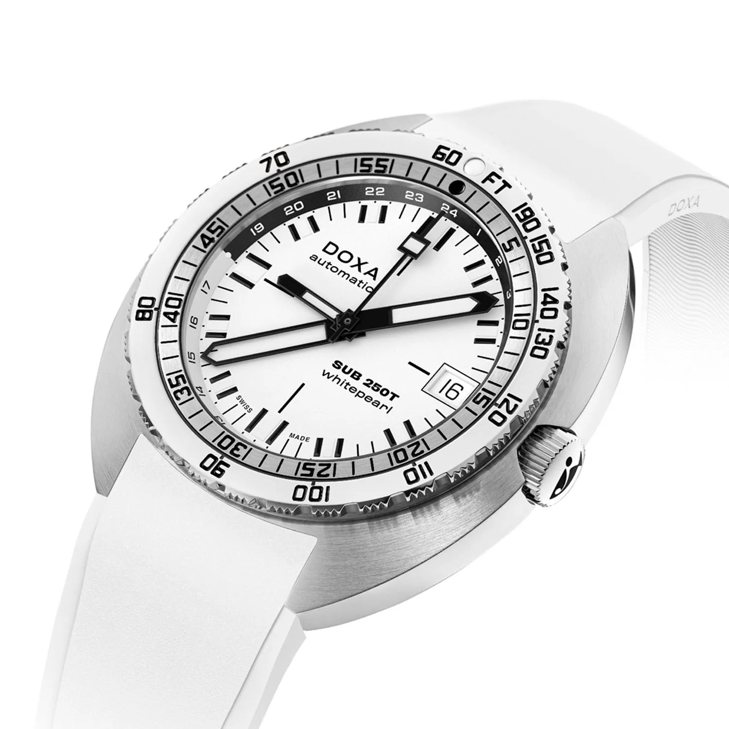 DOXA SUB 250T GMT Whitepearl Automatic – 855.10.011.23