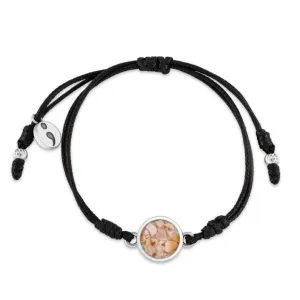 Dune Jewelry Touch The World Black Semi Colon Bracelet - Mental Health Awareness