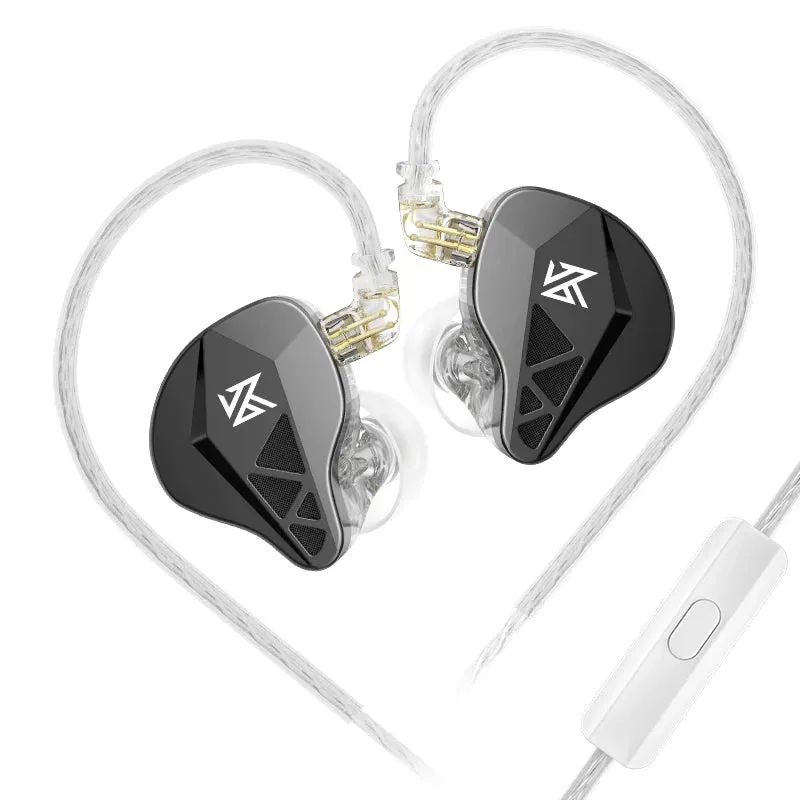 Earphones Bass Earbuds: In-Ear Monitor Headphones for Sports with Noise Cancelling HIFI Headset