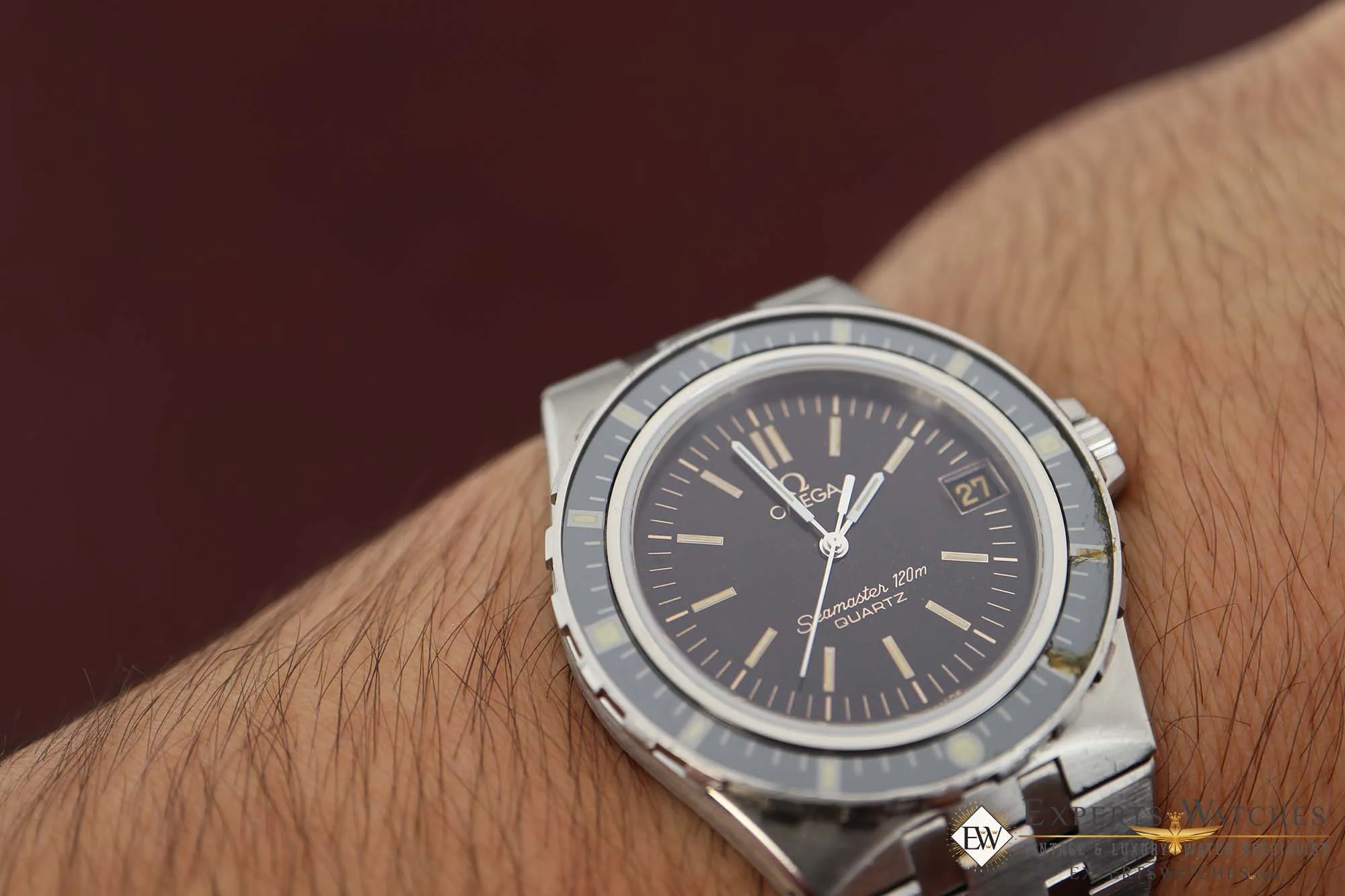 Factory Serviced Vintage Omega Seamaster 120 1337 Jacques Mayol Plongeur de Luxe