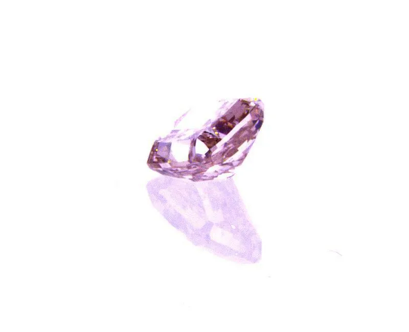 Fancy Intense Purplish Pink Loose Diamond 0.30 Carat GIA Certified Cushion Cut