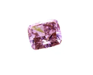 Fancy Intense Purplish Pink Loose Diamond 0.30 Carat GIA Certified Cushion Cut