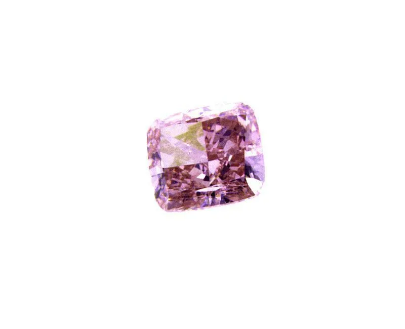 Fancy Intense Purplish Pink Loose Diamond 0.30 Carat GIA Certified Cushion Cut