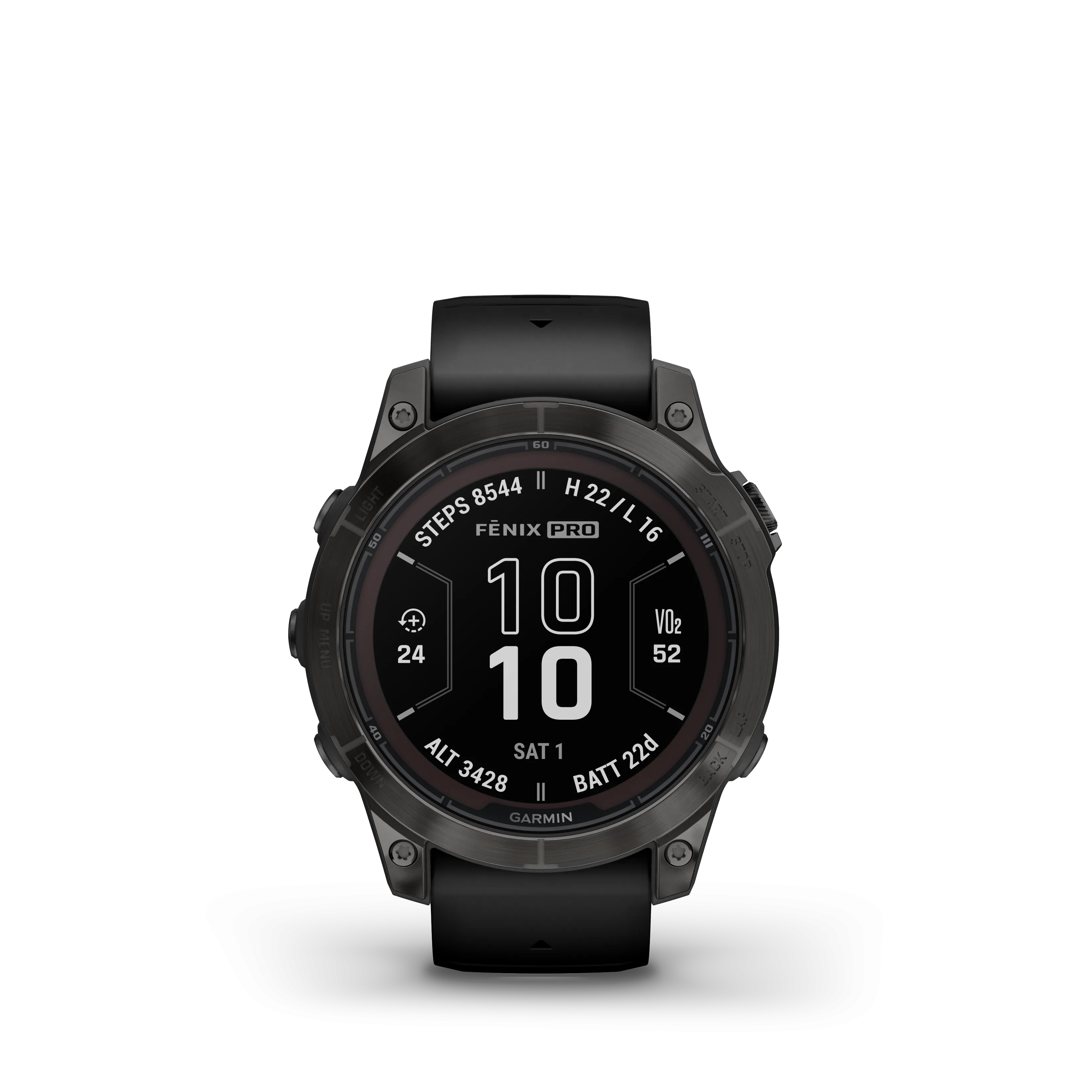 Fenix 7 Pro Sapphire Solar Carbon Gray Titanium Black Band