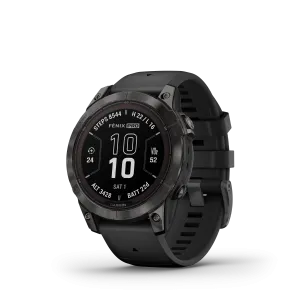 Fenix 7 Pro Sapphire Solar Carbon Gray Titanium Black Band