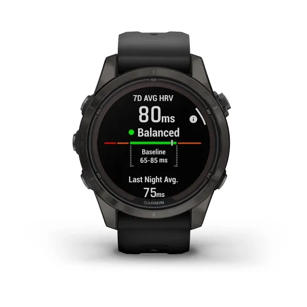 Fenix 7S Pro Sapphire Solar Carbon Gray Titanium Black Band