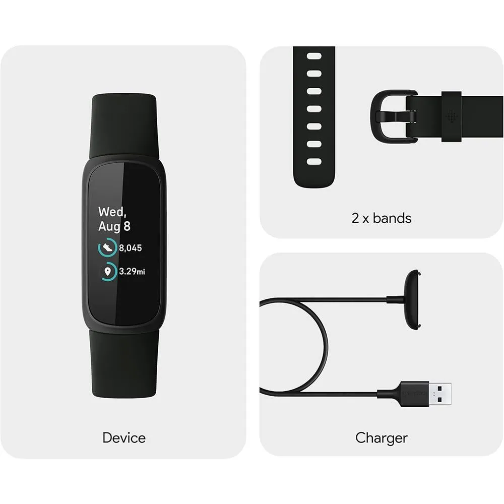 Fitbit Inspire 3 Health and Fitness Tracker, Midnight Zen / Black