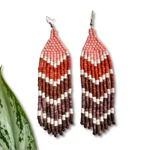 Five Arrows Five Colors Earrings in Natural Stone