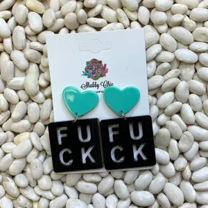 F(@K Earrings