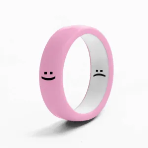 Flip Ring - Smile/Frown Pink