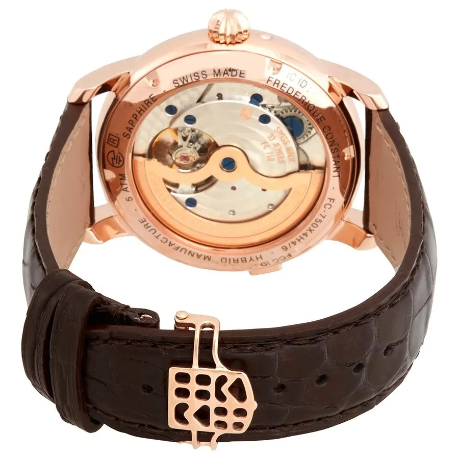 Frederique Constant Hybrid Manufacture Automatic Silver Dial Men's Smart Watch FC-750MC4H4