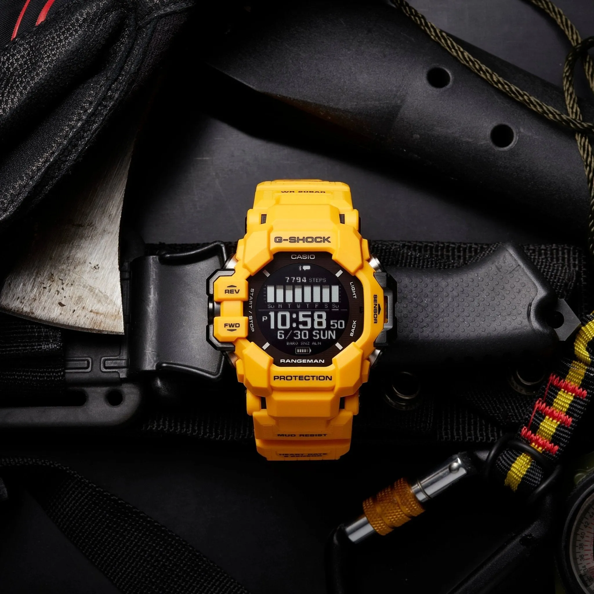 G-Shock GPRH1000 Rangeman GPS Solar Yellow