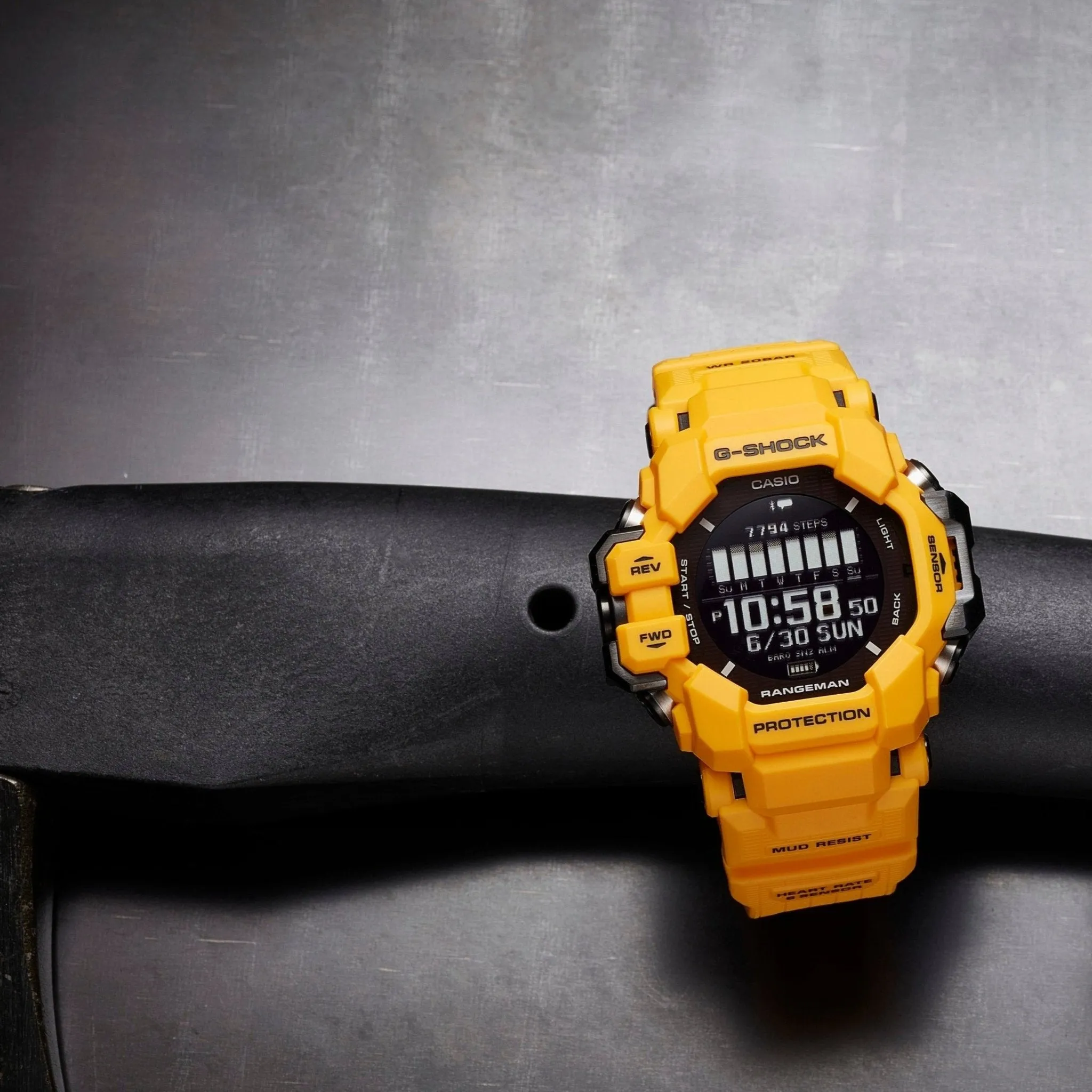 G-Shock GPRH1000 Rangeman GPS Solar Yellow