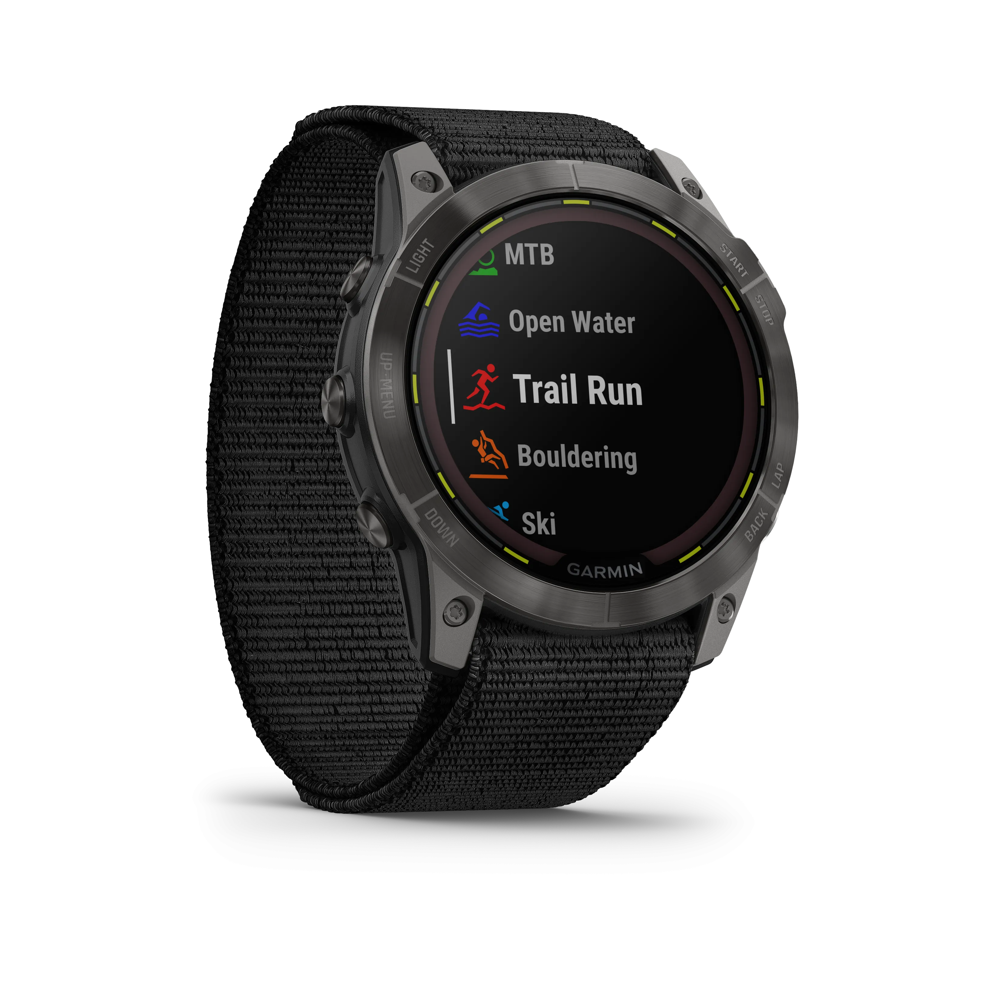 Garmin Enduro 2, Carbon Gray DLC Titanium with Black Nylon Band, Solar Charging, with Wearable4U EarBuds Bundle (Bundle Options Available)