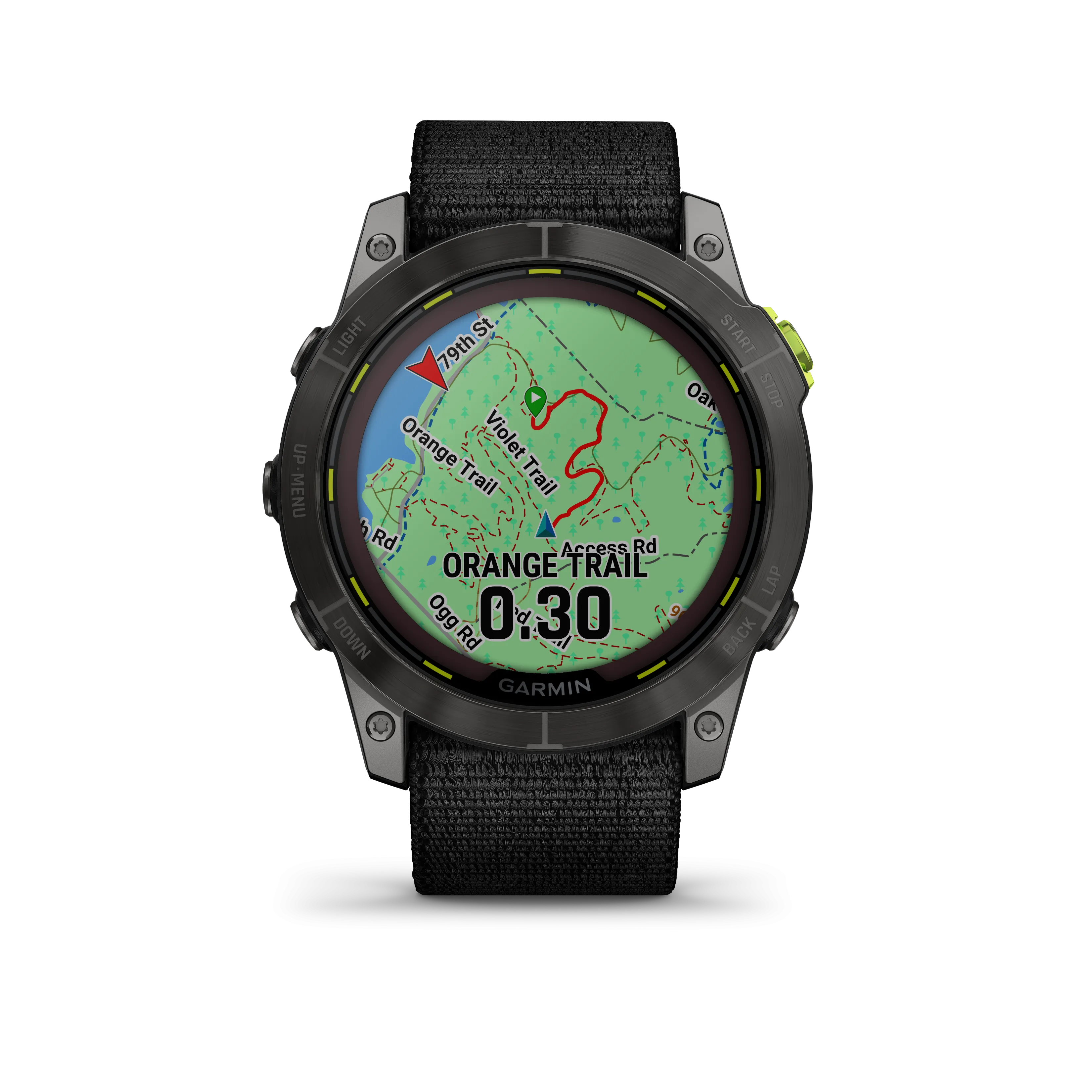 Garmin Enduro 2, Carbon Gray DLC Titanium with Black Nylon Band, Solar Charging, with Wearable4U EarBuds Bundle (Bundle Options Available)