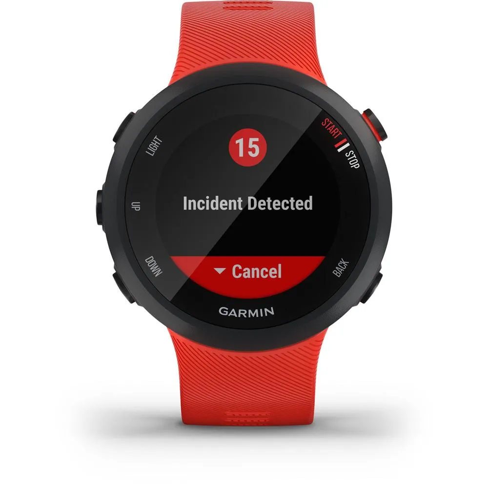 Garmin Forerunner 45 GPS Running Watch 42mm (Lava Red) w/ 7pc Fitness Kit   More