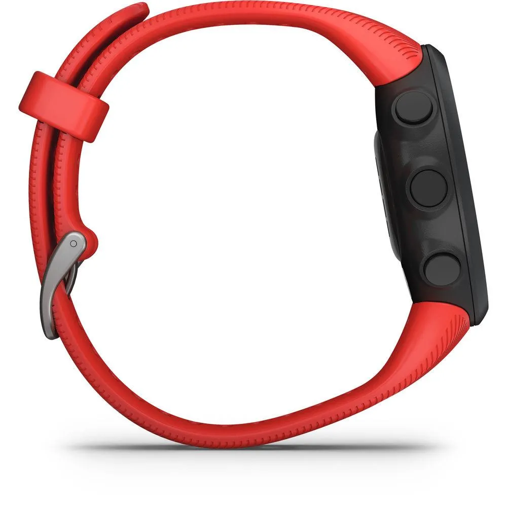 Garmin Forerunner 45 GPS Running Watch 42mm (Lava Red) w/ 7pc Fitness Kit   More