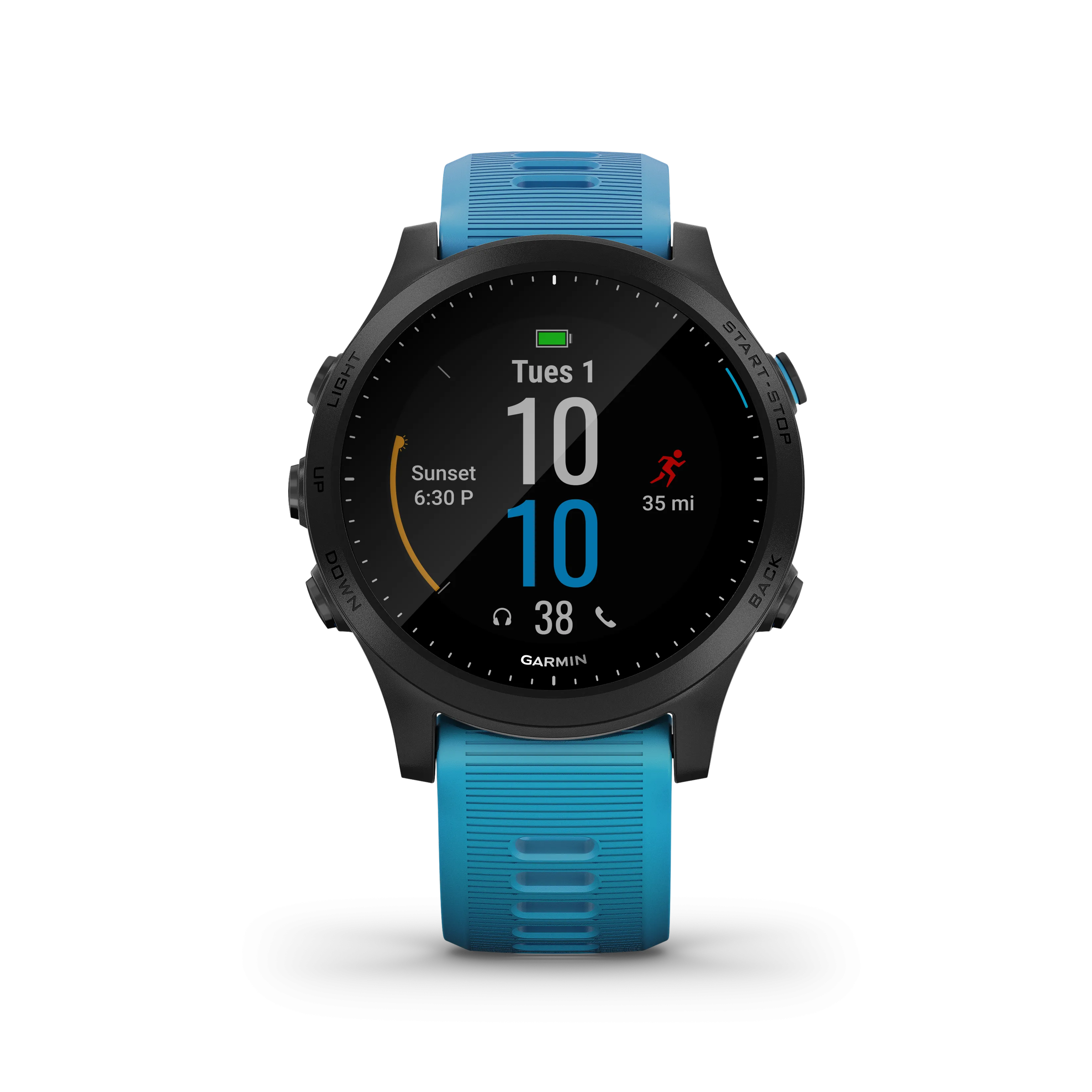 Garmin Forerunner 945 Bundle, Premium GPS Running/Triathlon Smartwatch (010-02063-10, Lime/Orange/Red)