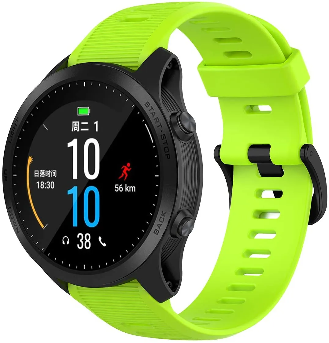 Garmin Forerunner 945 Bundle, Premium GPS Running/Triathlon Smartwatch (010-02063-10, Lime/Orange/Red)