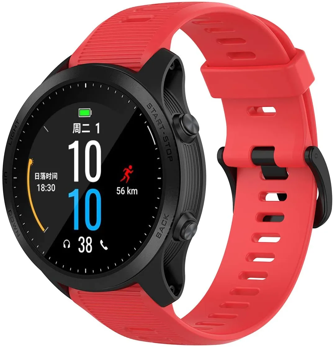 Garmin Forerunner 945 Bundle, Premium GPS Running/Triathlon Smartwatch (010-02063-10, Lime/Orange/Red)