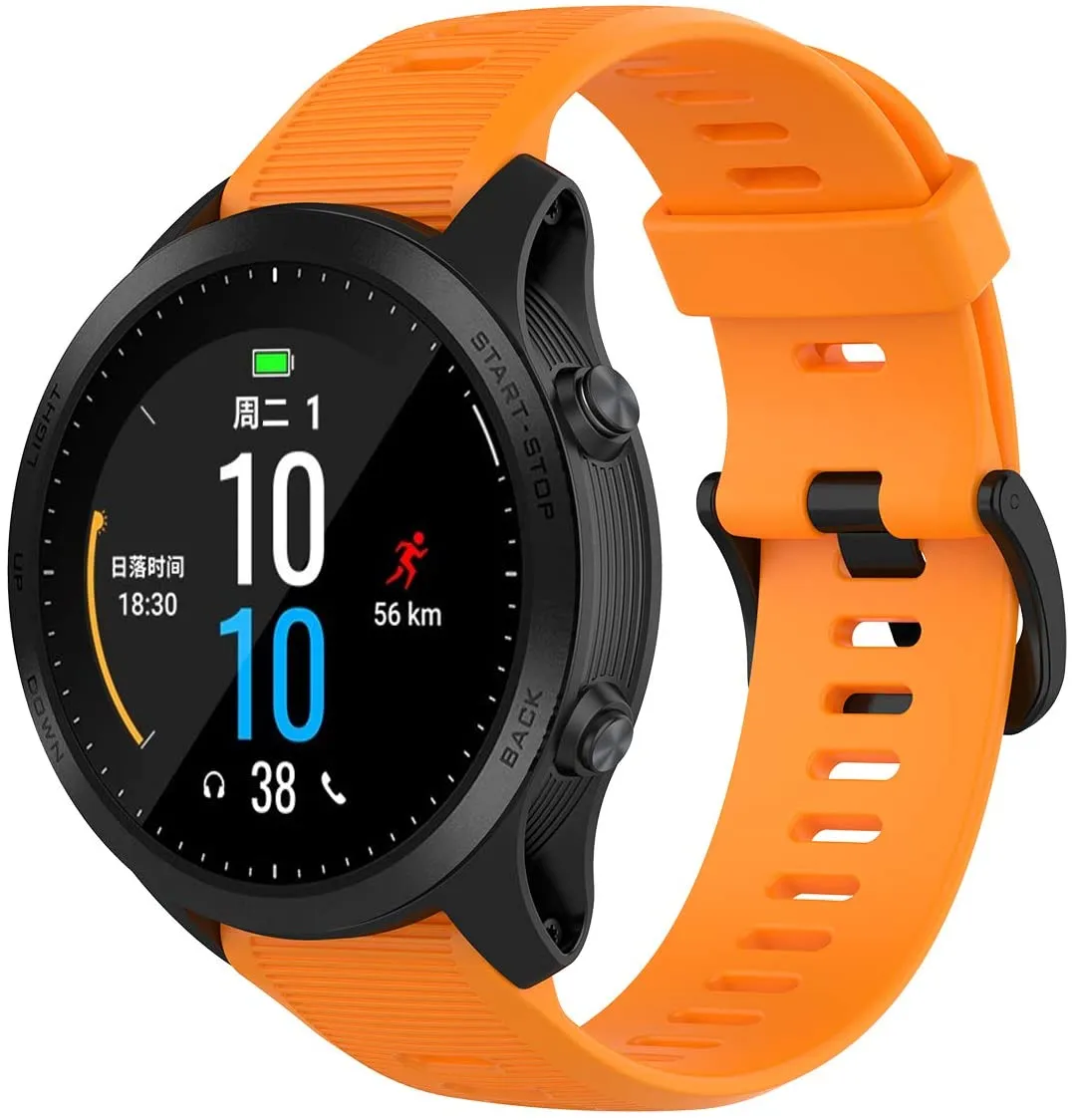 Garmin Forerunner 945 Bundle, Premium GPS Running/Triathlon Smartwatch (010-02063-10, Lime/Orange/Red)