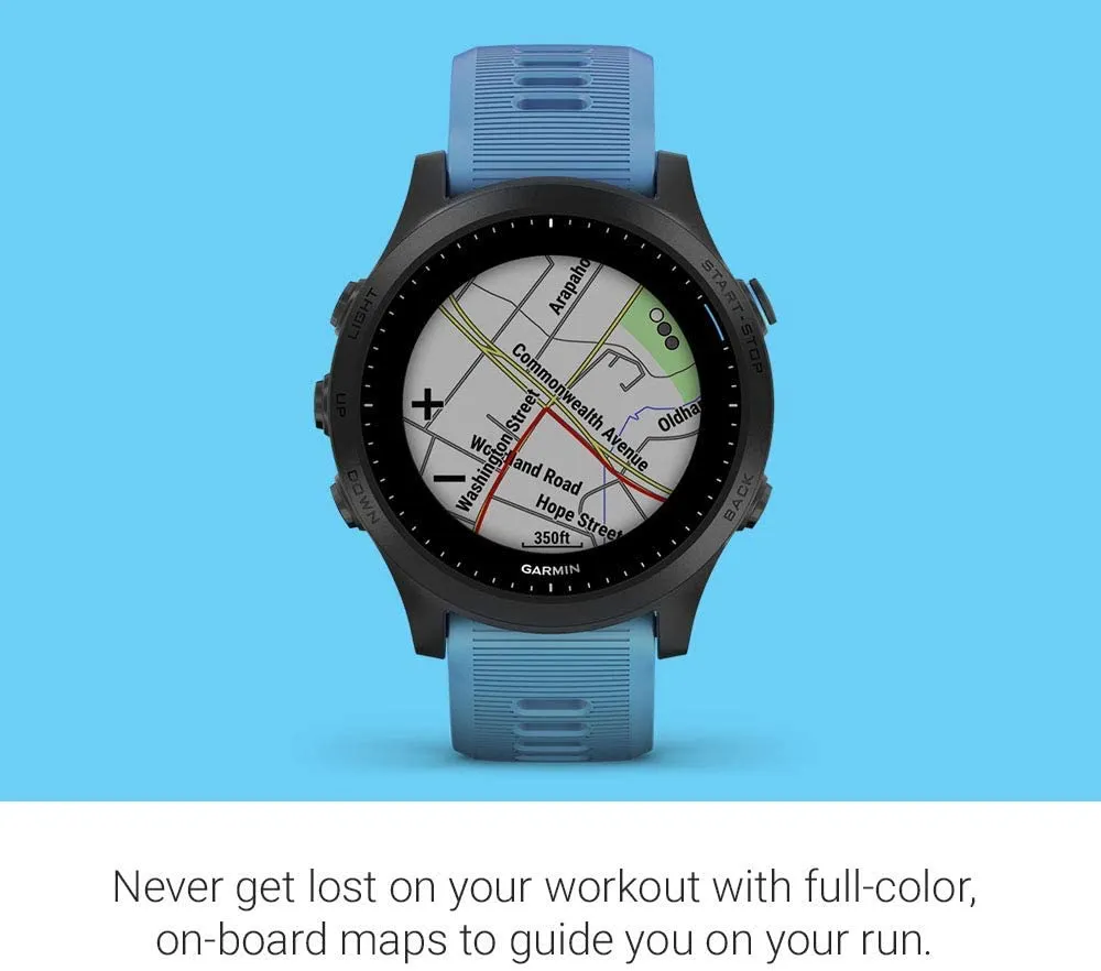 Garmin Forerunner 945 Premium GPS Running / Triathlon Smartwatch with EarBuds Bundle