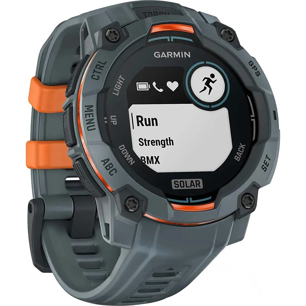 Garmin Instinct 3 45 mm GPS Smartwatch SOLAR Twilight with Accessories Bundle