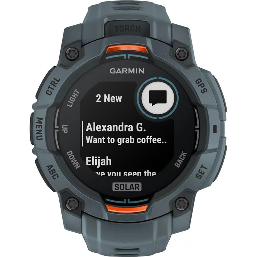 Garmin Instinct 3 45 mm GPS Smartwatch SOLAR Twilight with Accessories Bundle