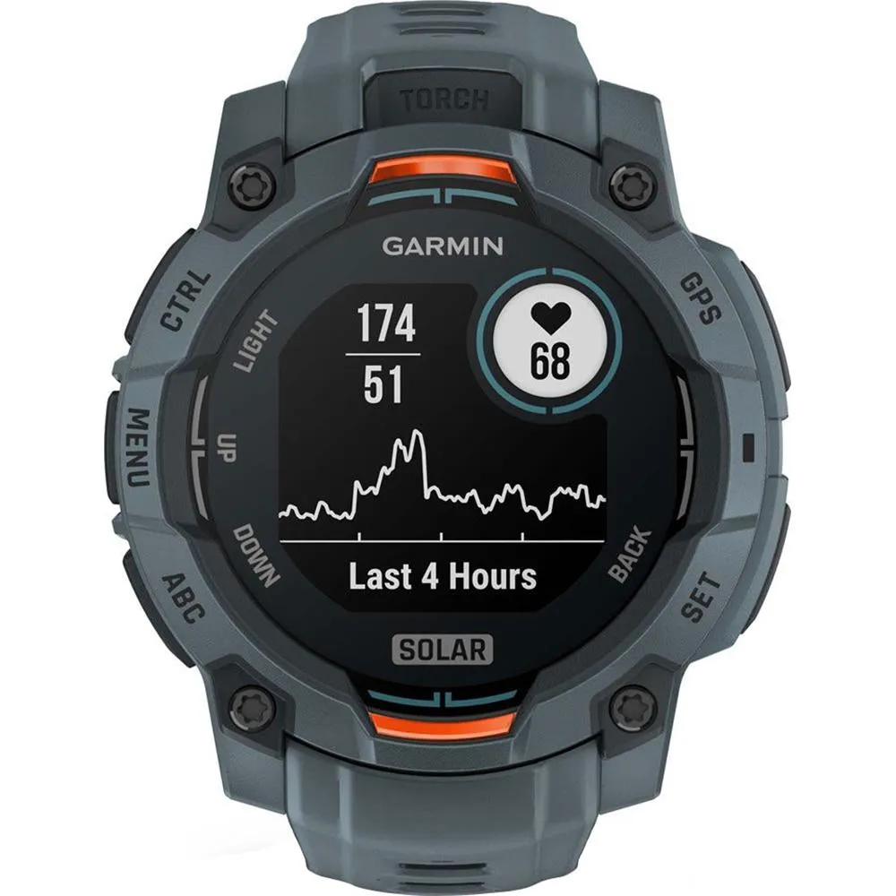 Garmin Instinct 3 45 mm GPS Smartwatch SOLAR Twilight with Accessories Bundle