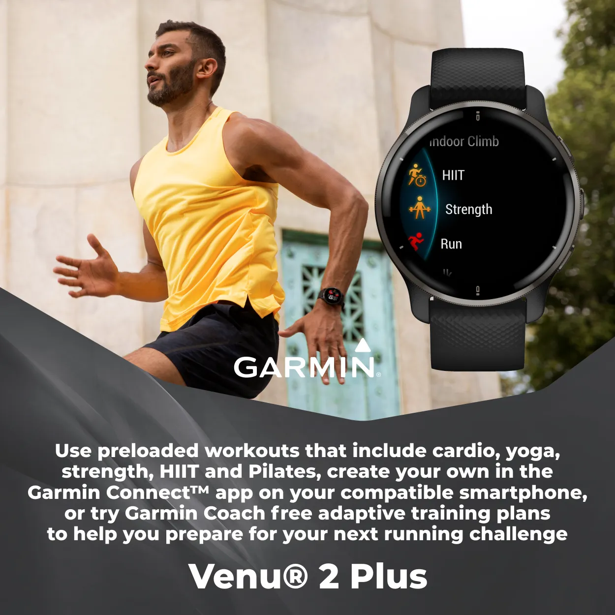 Garmin Venu 2 Plus GPS Multisport Smartwatch with Call and Text, Music with Wearable4U 3 Straps Bundle