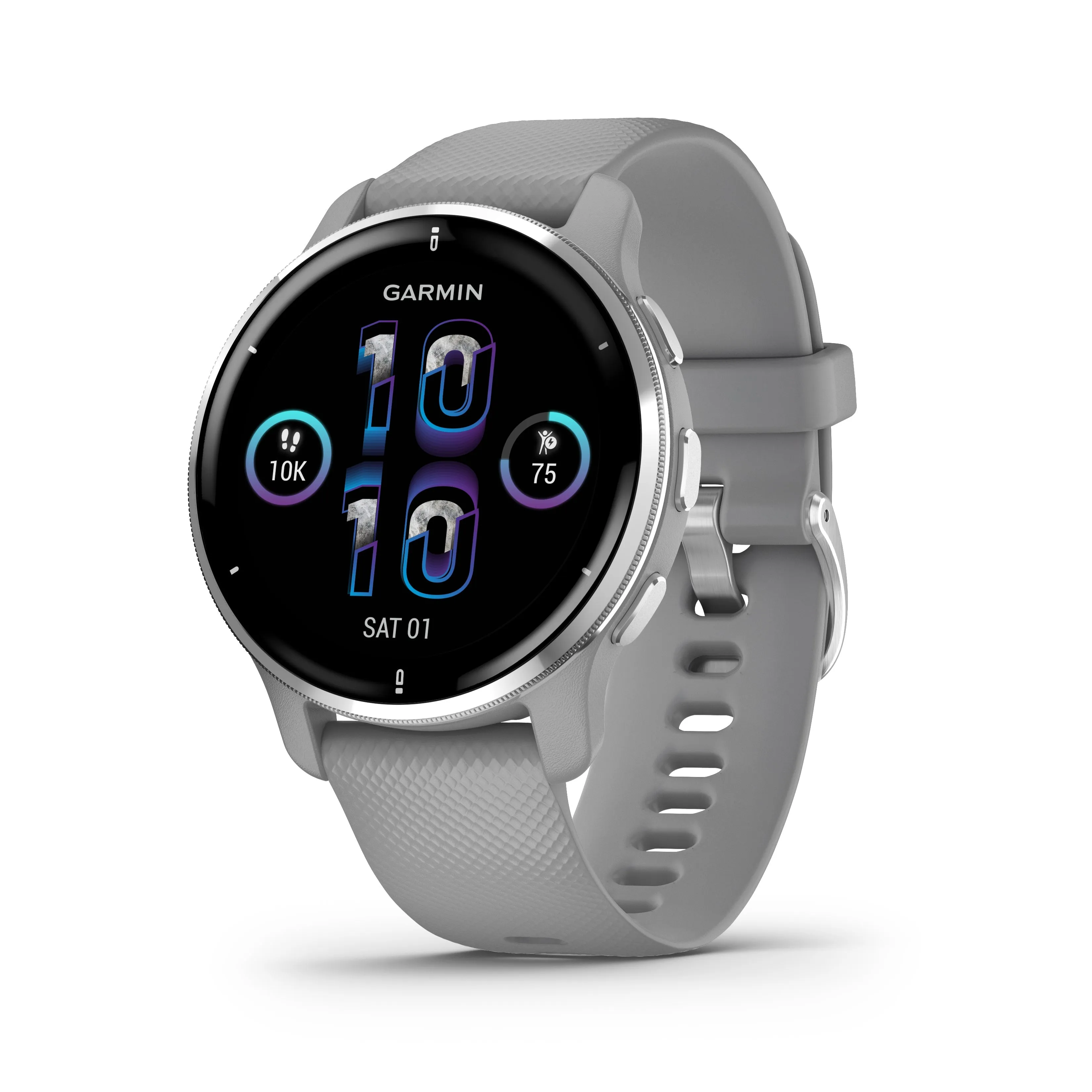 Garmin Venu 2 Plus GPS Multisport Smartwatch with Call and Text, Music with Wearable4U 3 Straps Bundle