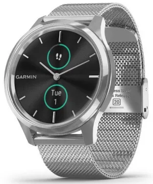 Garmin Watch Vivomove Luxe Steel Milanese Bracelet D