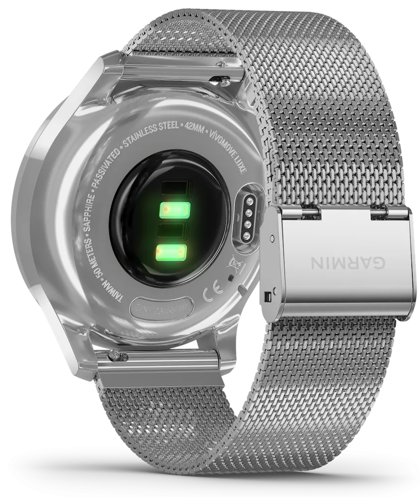 Garmin Watch Vivomove Luxe Steel Milanese Bracelet D