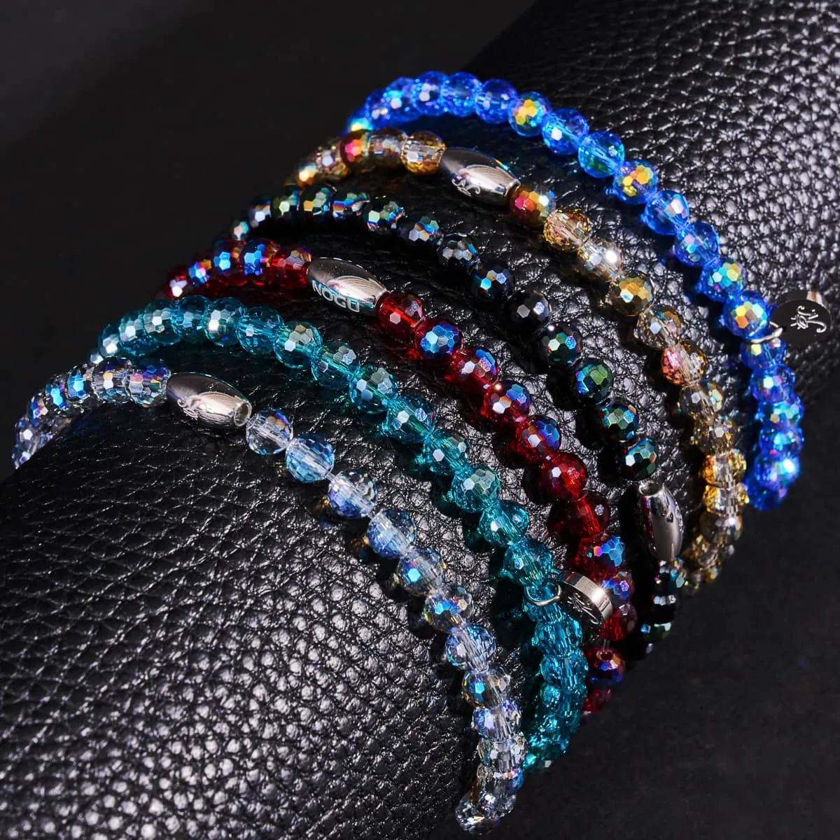 Garnet | Faceted Prisma Bracelet