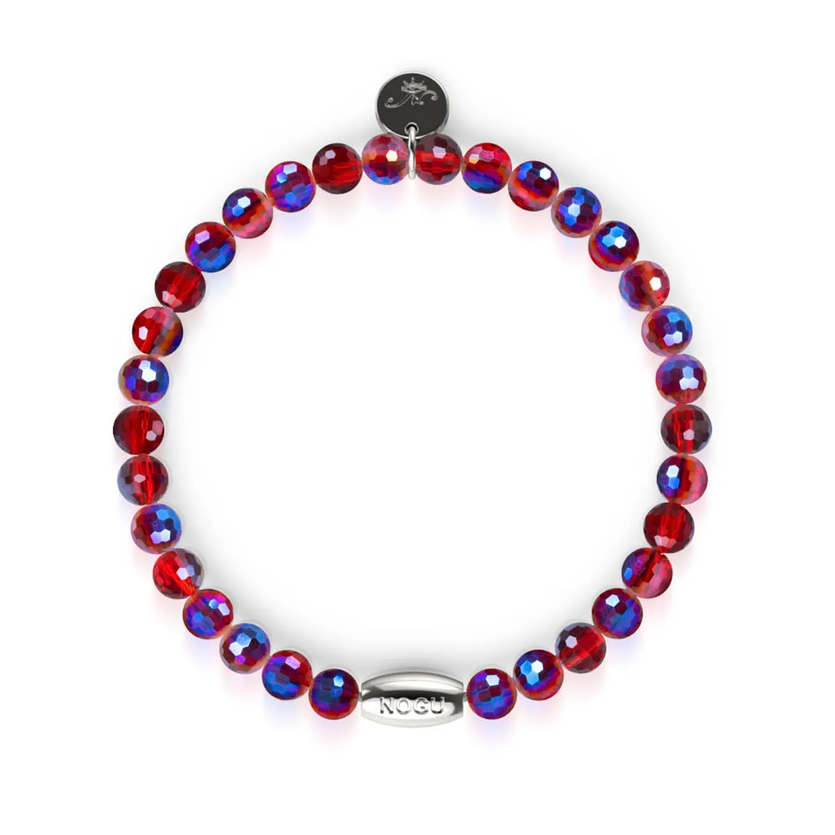 Garnet | Faceted Prisma Bracelet