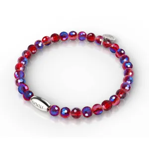 Garnet | Faceted Prisma Bracelet