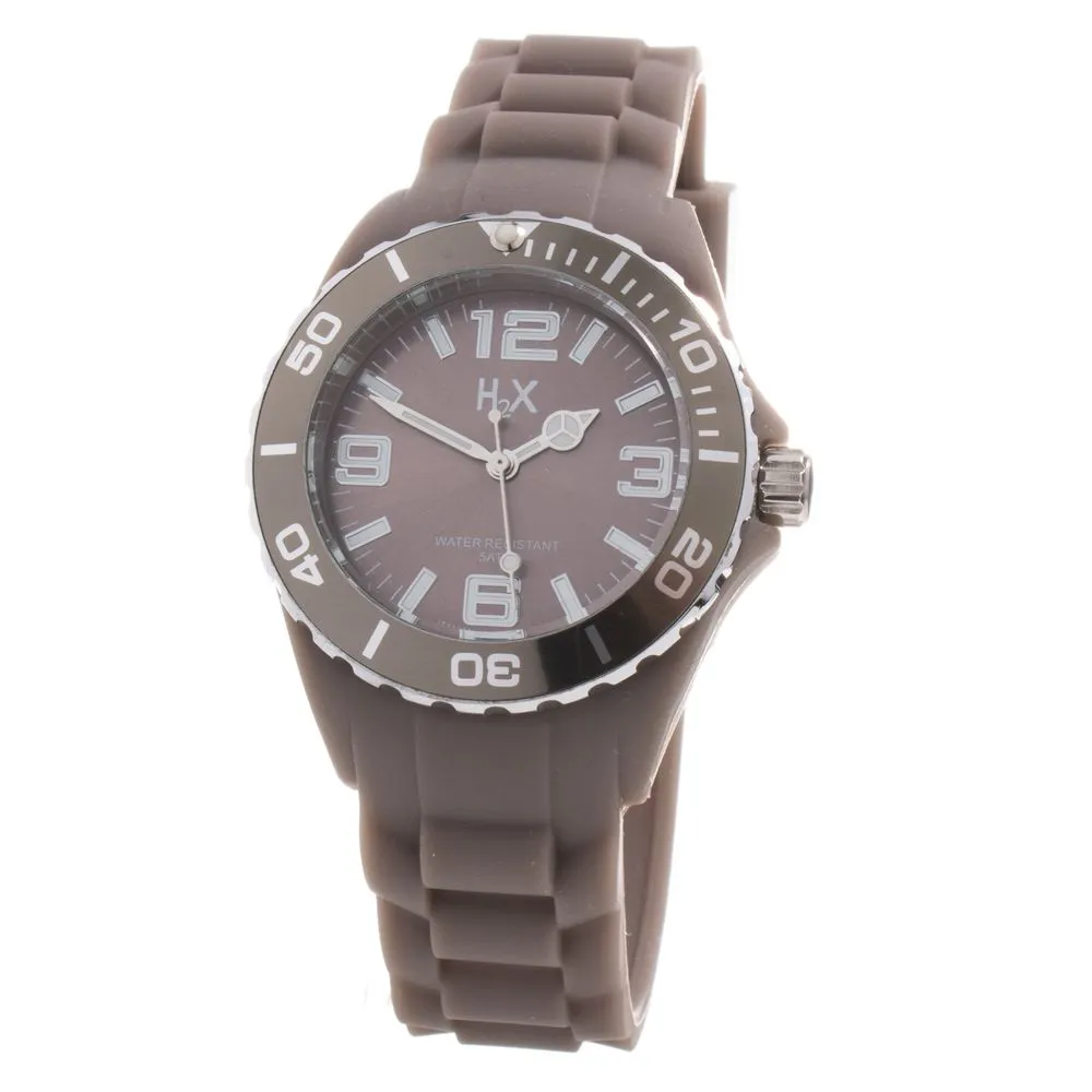 Haurex Brown Rubber Watch